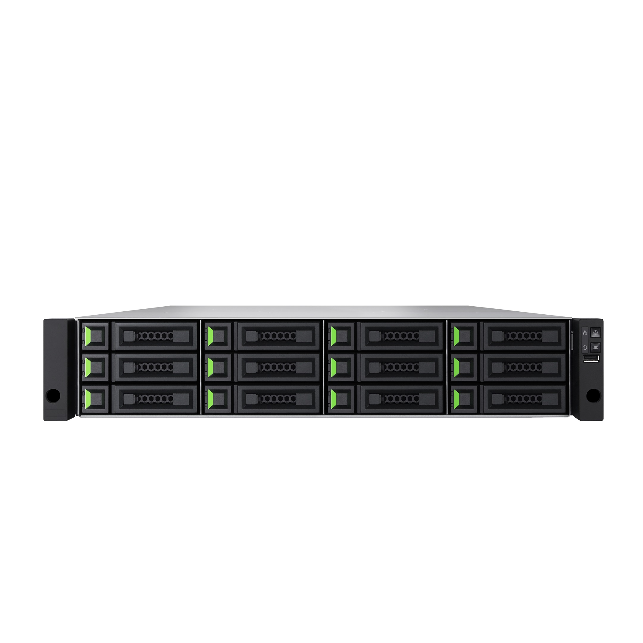QSAN XCubeNXT XN5112D NXT, Dual Controller, Intel 4-core Xeon, DDR4 16GB, 10GbE SFP+*8, 2U12, GBIC*4, Rail kit, 5-Year Warranty