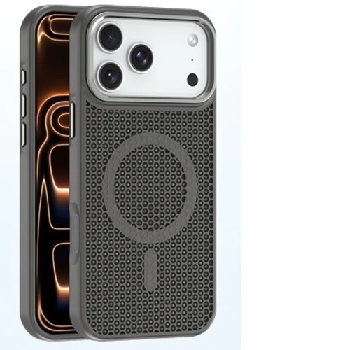 USP Apple iPhone 18 Pro Max /  iPhone 17 Pro Max (6.9') Armor 3D Mesh Case with MagSafe Grey - TPU Bumper, Drop Resistance, 5 Years Warranty