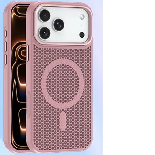 USP Apple iPhone 18 Pro Max / iPhone 17 Pro Max (6.9') Armor 3D Mesh Case with MagSafe Pink - TPU Bumper, Drop Resistance, 5 Years Warranty