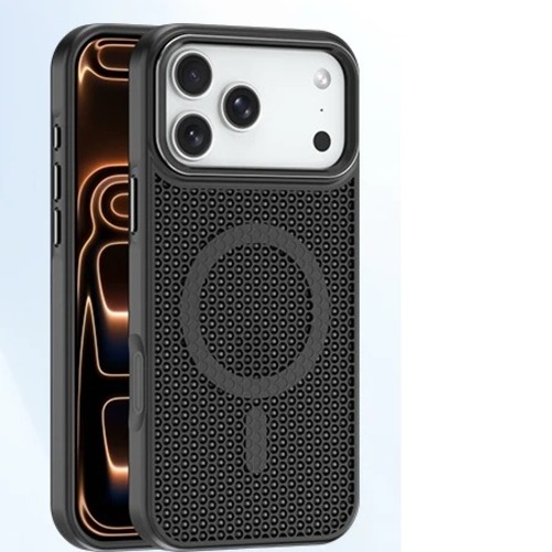 USP Apple iPhone 18 Pro / iPhone 17 Pro (6.3') Armor 3D Mesh Case with MagSafe Black - TPU Bumper, Drop Resistance, 5 Years Warranty