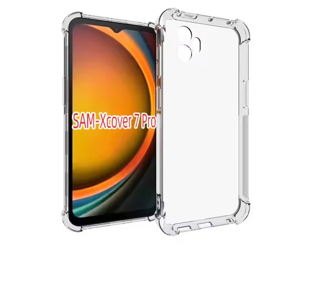 USP Samsung Galaxy  Xcover7 Pro (6.6') Jelly Clear Case - Shockproof, DropProof, Tough Gel, Flexibilty, Extra Grip, 5 Years Warranty