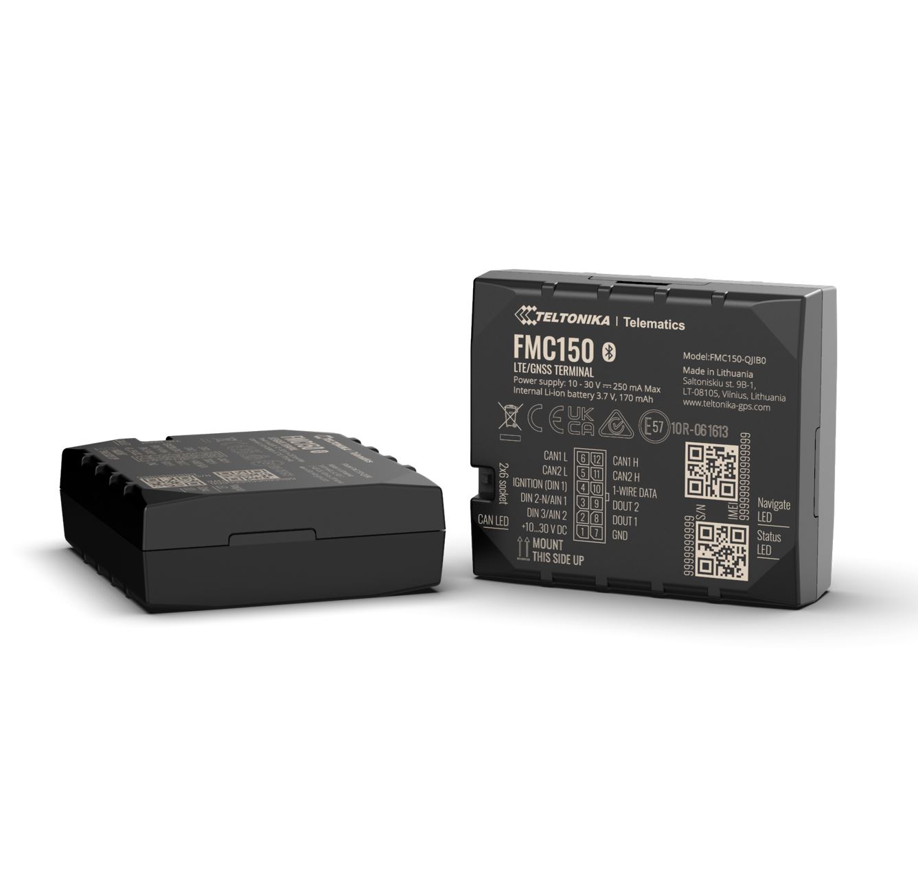 Teltonika FMC150 - Advanced 4G LTE Cat 1 GPS Tracker with Integrated CAN Data Processor