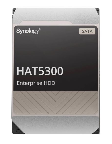 (For Synology NAS only) Synology Enterprise Storage HDD 12TB, Internal, 3.5' SATA , HAT5300, 5-year warranty, reliable hard drives for Synology syste