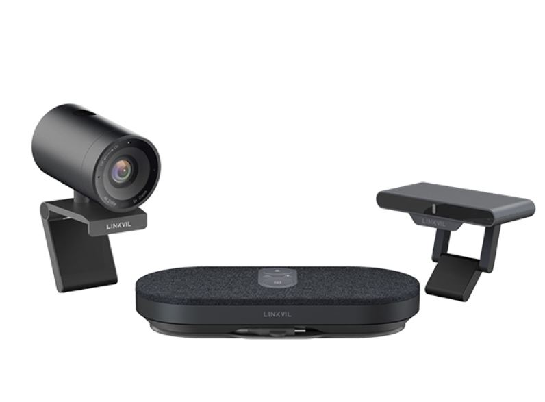 Fanvil Linkvil CA400, MS10 Speakerphone, RC10 Reciever Hub,  CM70 4k Camera, All-In-One Screen Share Video Conference Solution