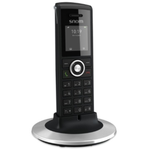 Snom M25 (EU), TFT color display, 75 hours standby, 21‑key layout, Included 2 × AAA rechargeable batteries