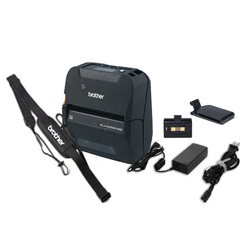 Brother RJ-4250WB +PA-BT-006 + PA-SS-4000 + PA-AD-600A + Receipt Roll