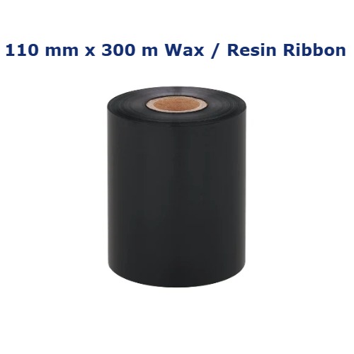 Brother LMS-PREMIUM WAX/RESIN RIBBON: 110MM(W) X 300M(L) X 25MM CORE