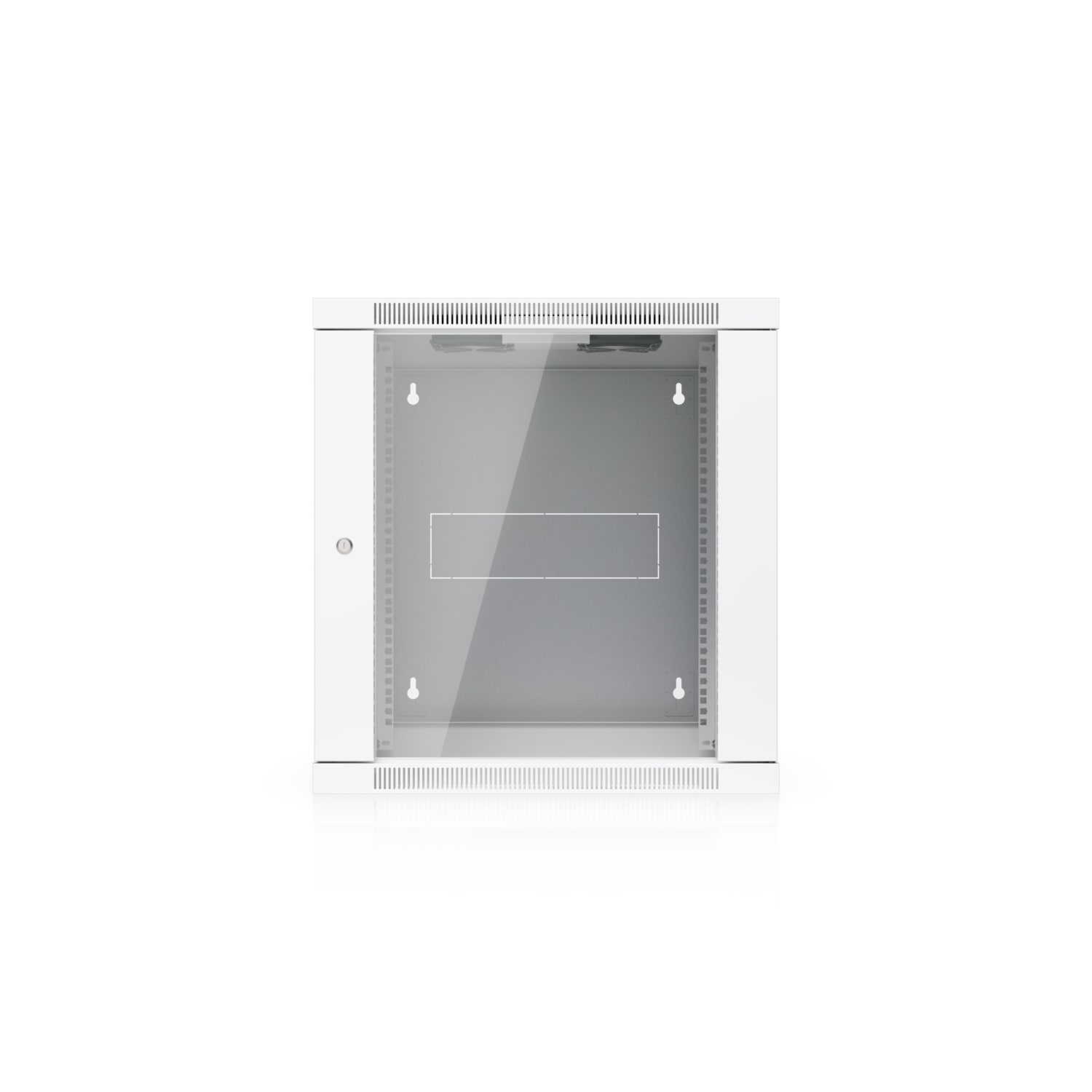 Ubiquiti 12U Rack Cabinet,Fully Assembled Wall-Mount Rack** No Fan Included** Removable Panels, Space-Efficient Small-Scale Deployment