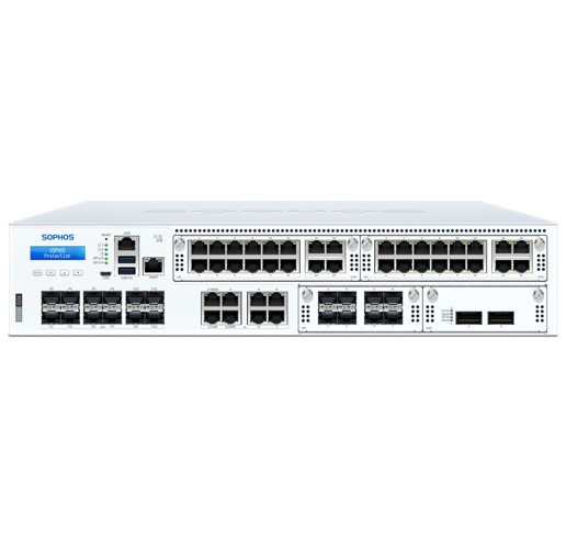 Sophos XGS 6500 Security Firewall Appliance, Rack 2U, FW 120G, TP 53.5G, VPN 109.8G, 8x1GbE, 12x10Gb SFP+.