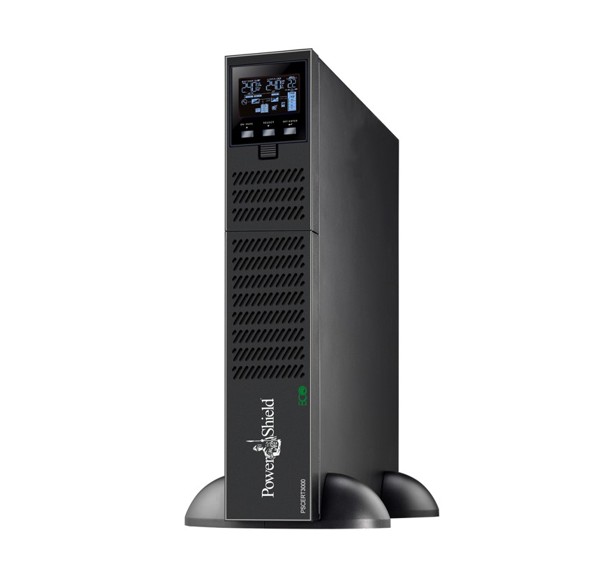 PowerShield Centurion RT 3000VA Network Ready Bundle (PSCERT3000, PSRK, PSSNMPV4), high capacity and reliable network protection
