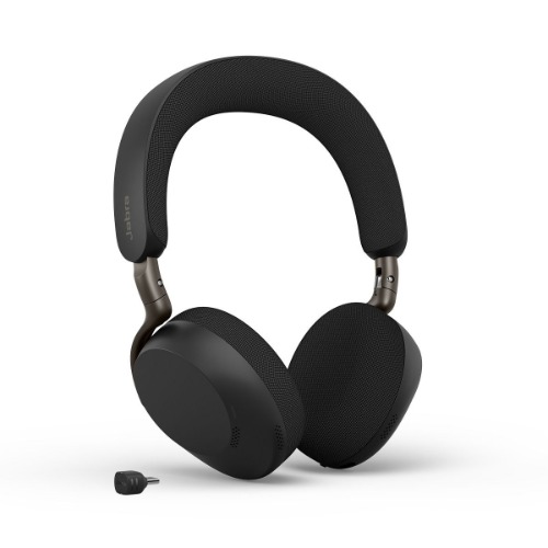Jabra Evolve3 75, UC Stereo Black Bluetooth ANC Headset, Link390C BT, USB-C