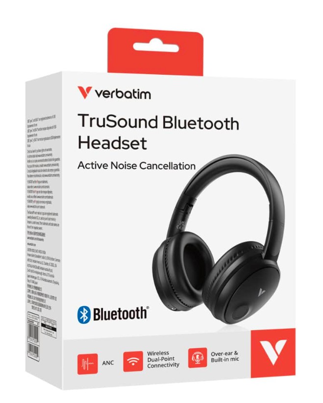 Verbatim TruSound Bluetooth Headset with ANC