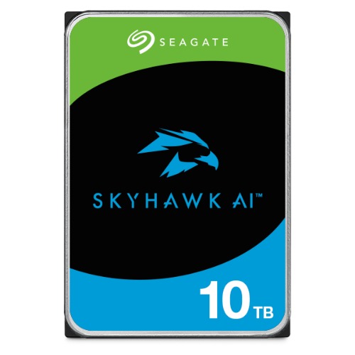Seagate 10TB 3.5' SkyHawk Surveillance AI, 512E SATA3 6Gb/s 256MB Cache 24x7 HDD ST10000VE001  5 Years Warranty