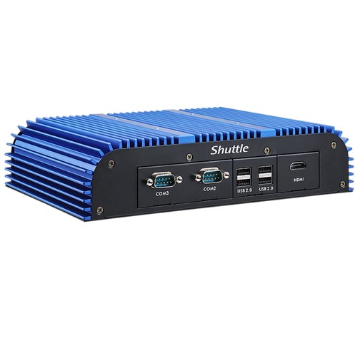 Shuttle BPCAL03I3 Box PC, Core i3-1215UE, 2x DDR5, 2x LAN, 3x COM, 1x M.2, 8x USB, 2x HDMI
