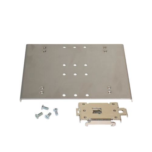 Shuttle DIN-Rail Mounting Kit for Shuttle XPC Slim Series  allows the installation of 1-litre XPC slim barebones on a standard 35 mm DIN-Rail