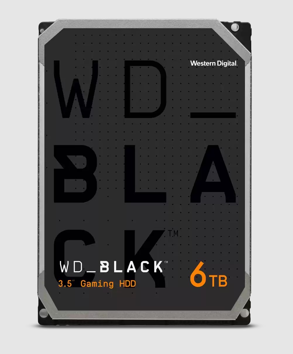 Western Digital WD Black 6TB 3.5' HDD SATA 6gb/s 7200RPM 256MB Cache CMR Tech for Hi-Res Video Games 5yrs Wty ~WD6004FZBX