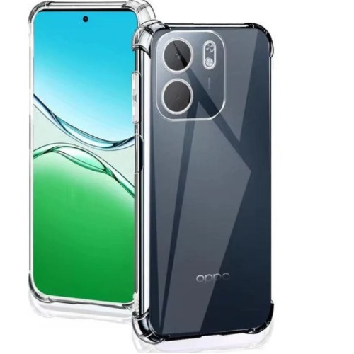 USP Oppo A6x 4G / 5G (6.7') Acrylic & TPU Hard Case Clear (With Soft Round Airbags) - Ultra-Thin & Lightweight, Scratch-resistant,5 Years Warranty