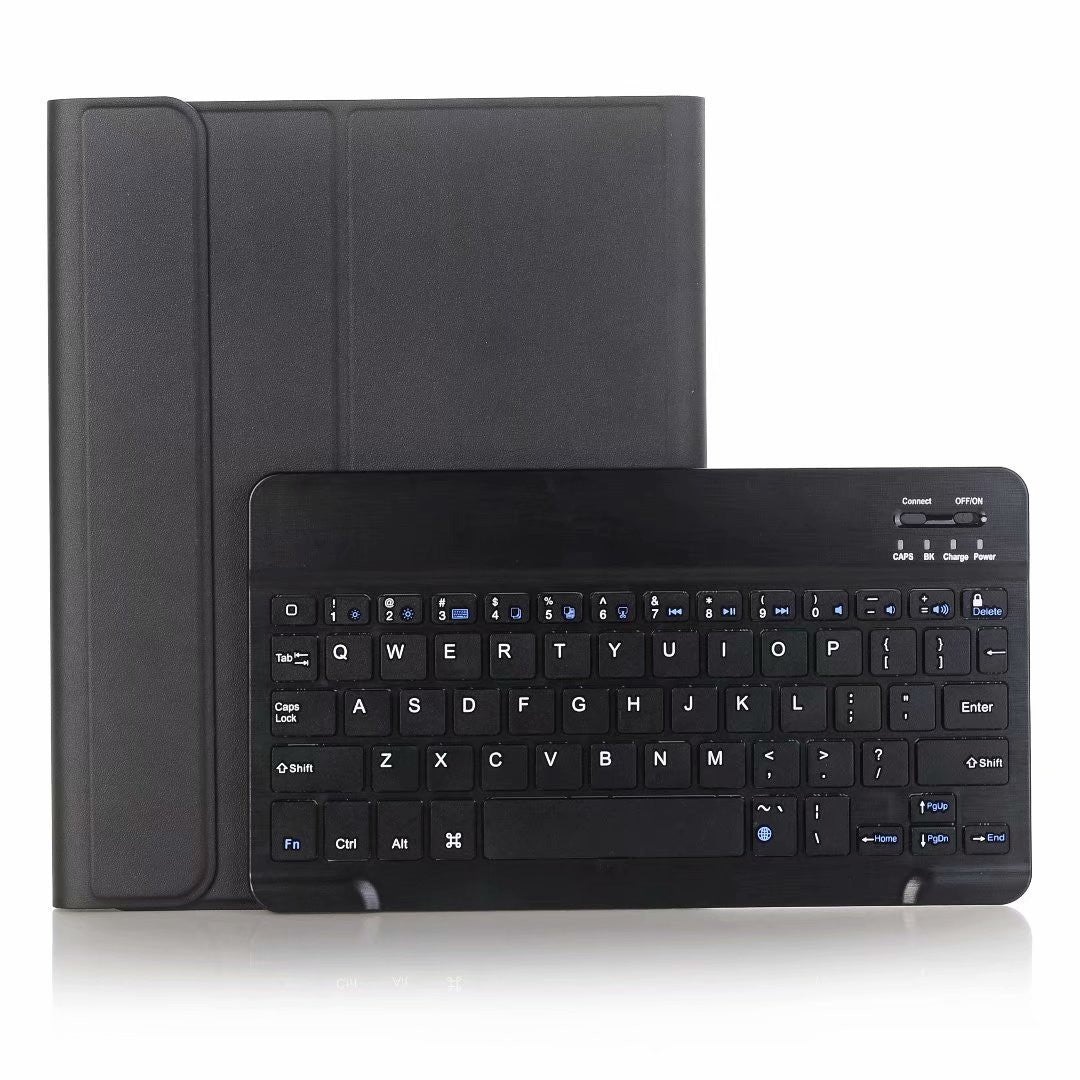 USP Apple iPad Air (10.9') (5th/4th Gen) Bluetooth Keyboard with Case Black - Slim, Auto Wake/Sleep Function, 3 Years Warranty