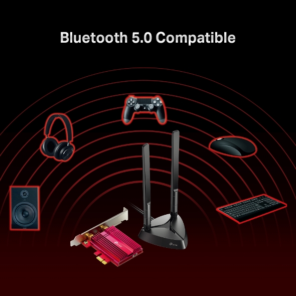 TP-Link Archer TX3000E AX3000 Wi-Fi 6 (802.11ax) Bluetooth 5.0 PCIe Adapter