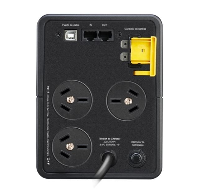 APC Back-UPS 750VA/410W Line Interactive UPS, Tower, 230V/10A Input, 3x Aus Outlets, Lead Acid Battery