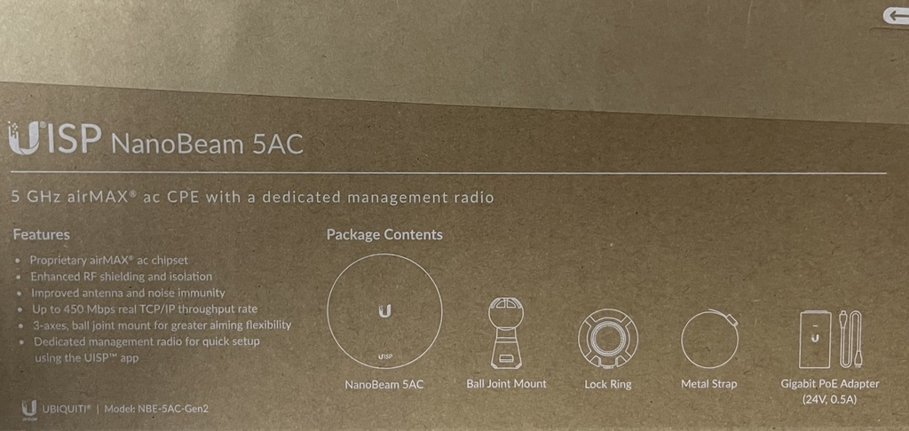 Ubiquiti airMAX NanoBeam 5AC