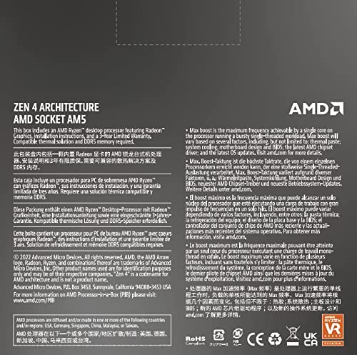 AMD Ryzen 7 7700X, without cooler