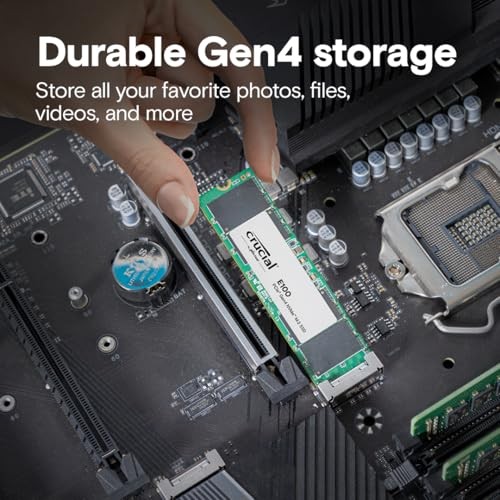 Crucial E100 480GB Gen4 NVMe SSD