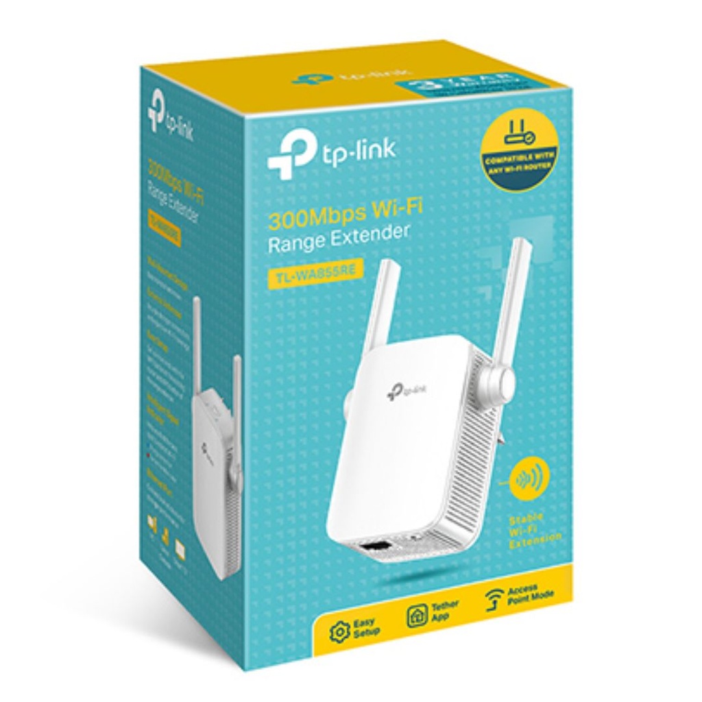 TP-Link TL-WA855RE Network Extender Network Transmitter & Receiver White 10 100 Mbit/s