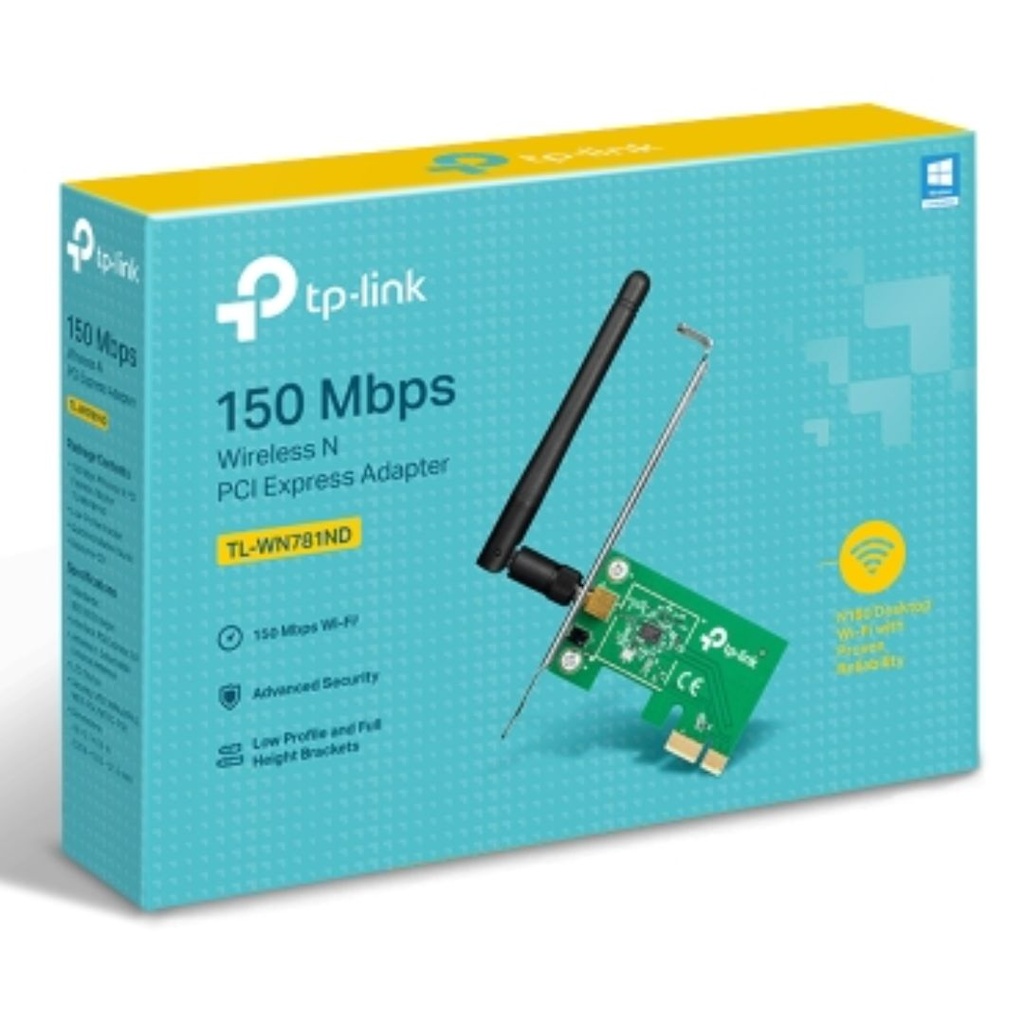 TP-Link TL-WN781ND N150 Wireless N PCI Express Adapter