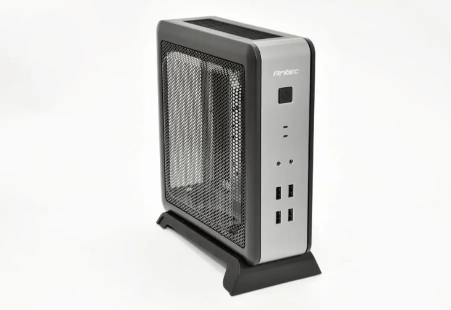 Antec ISK110-VESA ITX MB, Slim Form Factor case with External 90w PSU.