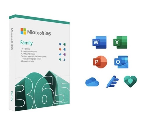 [SMS-M356F-1YRML-23] Microsoft Office 365 Family 2023 1 Year Subscription