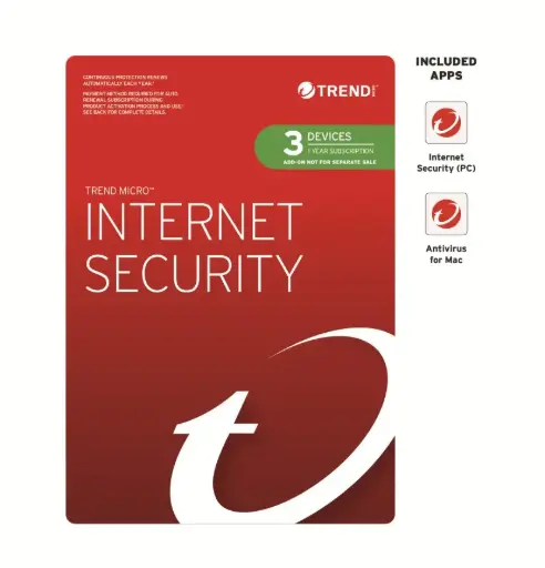 [STRENDMIS3-1Y] Trend Micro Internet Security (1-3 Devices) 1Yr Subscription Add-On