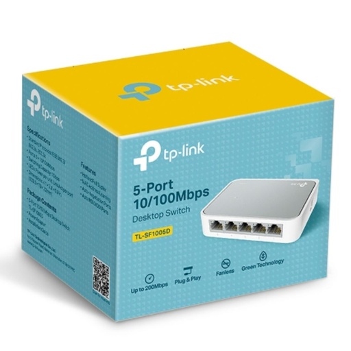 [NWTL-SF1005D] TP-Link TL-SF1005D 5-port 10/100M mini Desktop Switch