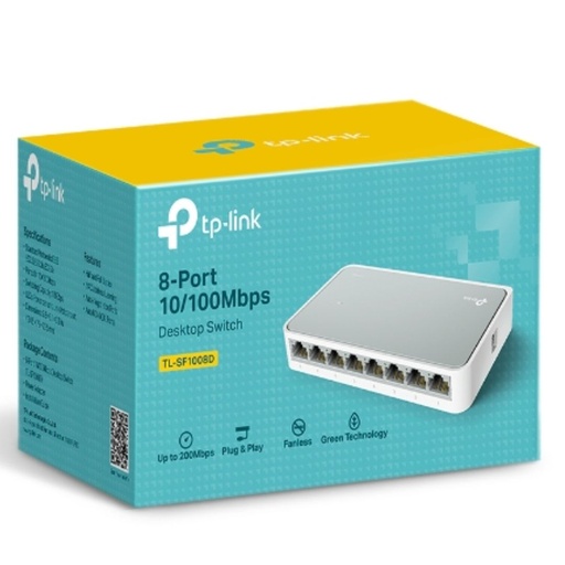 [NWTL-SF1008D] TP-Link TL-SF1008D 8-port 10/100M Desktop Switch